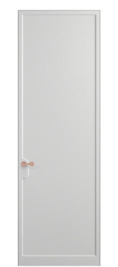 Дверь межкомнатная 7501 МБЛ. Цвет Матовый белоснежный. Материал Гладкая эмаль. Коллекция Softform. Картинка.