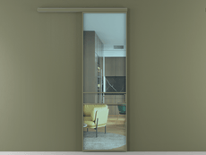 Перегородка Формато вдоль стены 1 створка